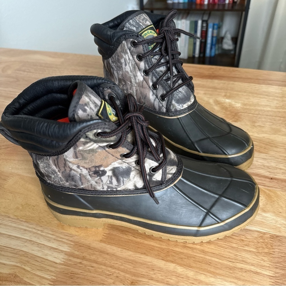Crater Ridge Duck Boots Camo Hunting Waterproof Winter Snow Hiking Men’s Size 5